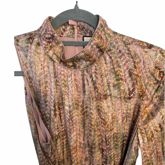 Alexis One Shoulder Speckle Print Capi
Satin Mini Dress - Picture 4 of 11